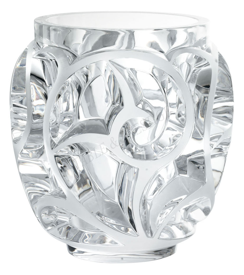 TOURBILLONS LALIQUE vase clear 10141200 Lalique Tourbillons Crystal Vase